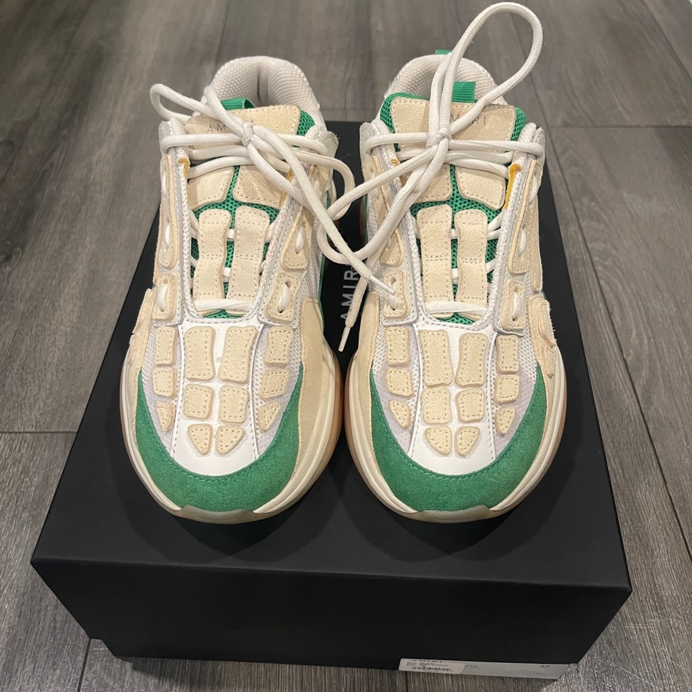 Amiri bone runner sneakers for men size 42. US 9
